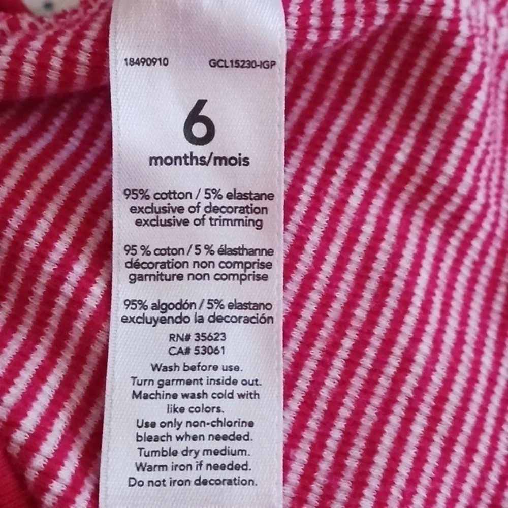 CARTER'S Candy Cane Striped Pajamas